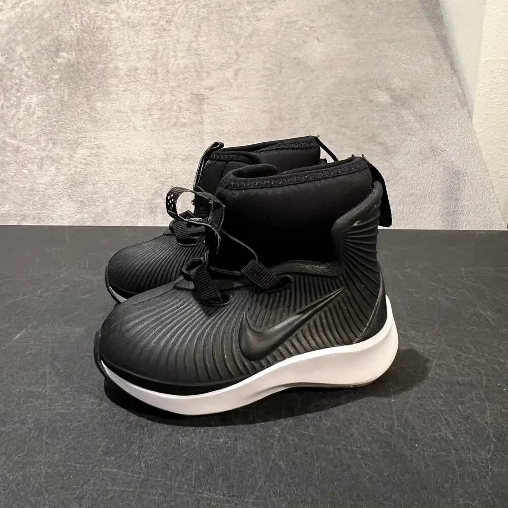 Nike Binzie Boot Toddler Size 4C Black Slip-On Hook & Loop Sneakers BQ5382-002